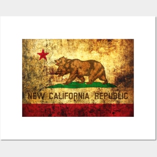 New California Republic Flag Posters and Art